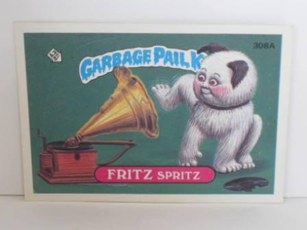 308A FRITZ Spritz 1987 Topps Garbage Pail Kids Card